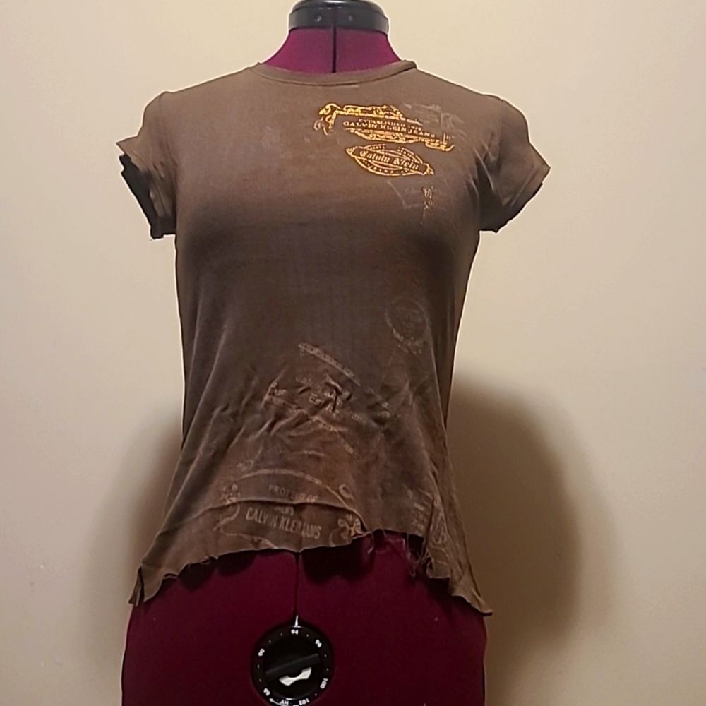 Calvin Klein distressed t-shirt